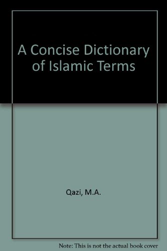 9788185233222: A Concise Dictionary of Islamic Terms