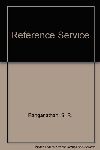 Reference Service (9788185273211) by S. R. Ranganathan