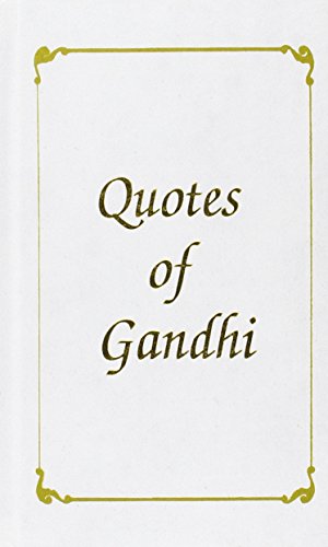 Beispielbild fr Quotes of Gandhi zum Verkauf von HPB-Movies