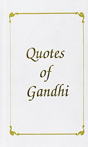 Imagen de archivo de Quotes of Gandhi a la venta por HPB-Movies
