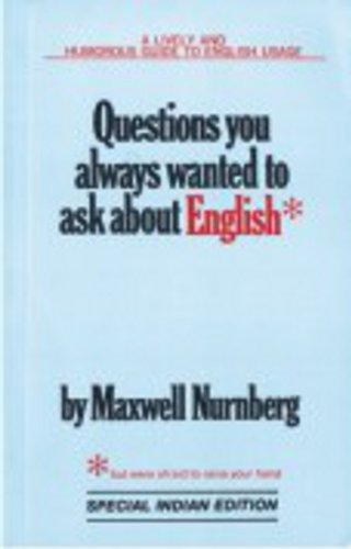 9788185288642: Questions You Always Wanted to Ask about English