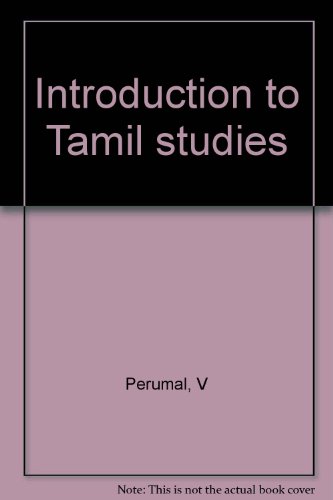 Stock image for Introduction to Tamil Studies for sale by Books Puddle