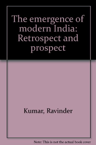 Stock image for The Emergence of Modern India for sale by Majestic Books