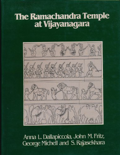 9788185425276: The Ramachandra Temple at Vijayanagara (Vijayanagara Research Project Monograph Series)