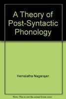 9788185427430: A Theory of Post-Syntactic Phonology