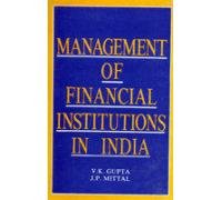 Stock image for Management of Financial Institutions in India for sale by Books Puddle