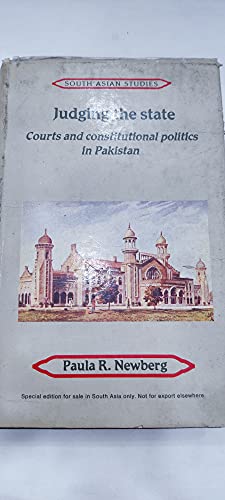 9788185618678: Judging the State: Courts and Constitutional Politics in Pakistan