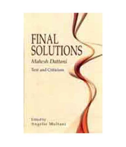 Stock image for Final Solution: Text And Criticism for sale by Books in my Basket