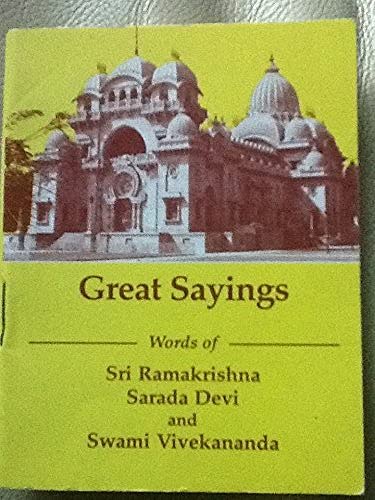 9788185843827: Great Sayings (English)