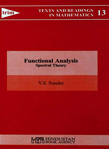 9788185931142: Functional Analysis: Spectral Theory