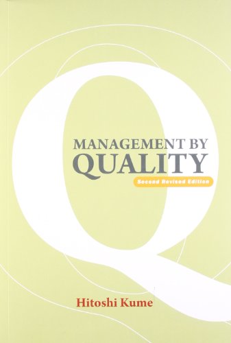 9788185984285: Management By Quality