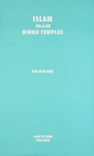 Imagen de archivo de Islam Vis-a-Vis Hindu Temples a la venta por Books Puddle