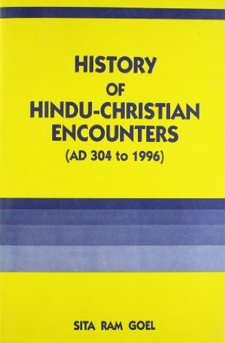 Imagen de archivo de History of Hindu-Christian Encounters, (A.D. 304-1996) a la venta por Books Puddle