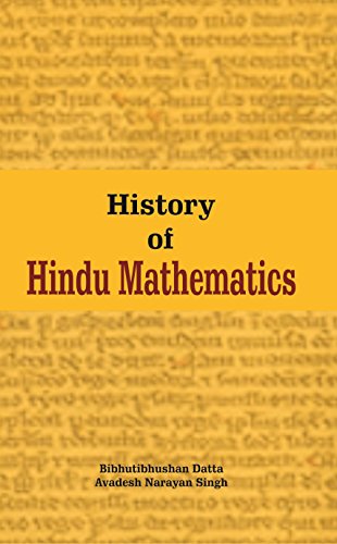 9788186050866: History of Hindu Mathematics