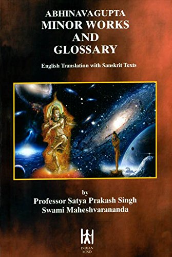 Imagen de archivo de Abhinavagupta Minor Works And Glossary a la venta por Books in my Basket