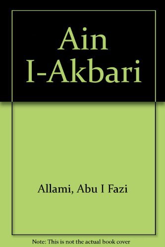Stock image for The A' In-I Akbari (3 Vols-Set) for sale by Vedams eBooks (P) Ltd