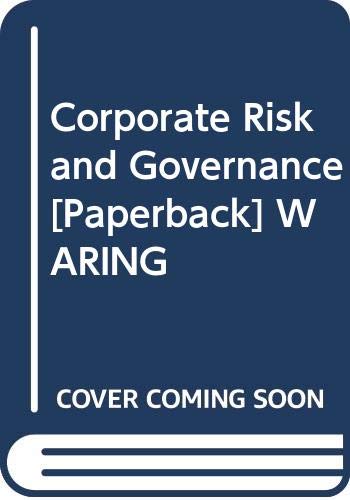 Stock image for Corporate Risk and Governance for sale by Mispah books