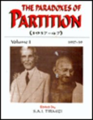 Beispielbild fr The Paradoxes of Partition (1937-47) zum Verkauf von Books Puddle
