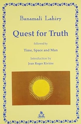 9788186569207: Quest for Truth: Followed by Time, Space and Man
