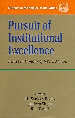 Imagen de archivo de Pursuit of Institutional Excellence a la venta por Books Puddle