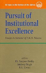 9788186641262: pursuit_of_institutional_excellence-essays_in_honour_of_v.k.n._menon