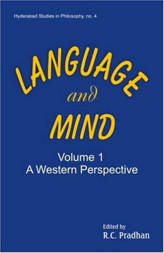 9788186921340: Language and Mind: Western Perspective v. 1 (Hyderabad Studies in Philosophy)