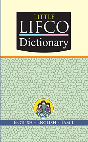 Stock image for The Little Lifco Dictionary (English-English-Tamil). for sale by Bucks County Bookshop IOBA