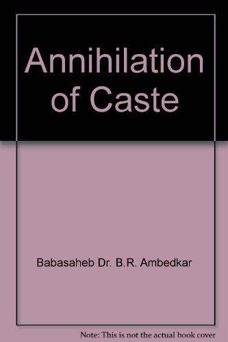 9788187190448: Annihilation of Caste