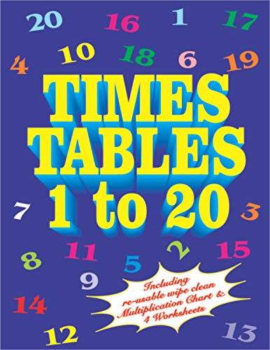 9788187288343: Times Table 1 to 20