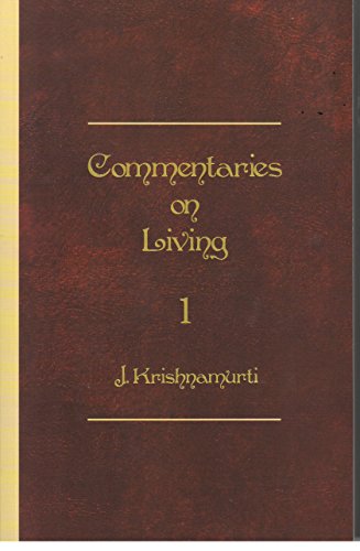 Stock image for Commentaries on Living First Series for sale by HPB-Diamond