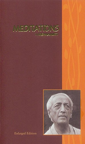 Stock image for MEDITATIONS [Paperback] J. KRISHNAMURTI for sale by Antiquariat Armebooks