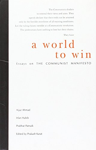 Imagen de archivo de World to Win : Essays on the Communist Manifesto a la venta por Better World Books