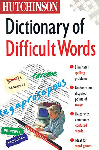 9788187572435: Dictionary of Difficult Words - Hutchinson