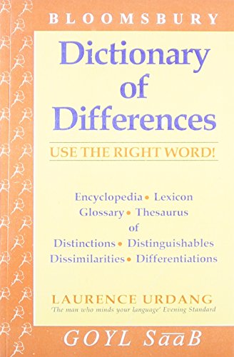 9788187572480: Dictionary of Differences