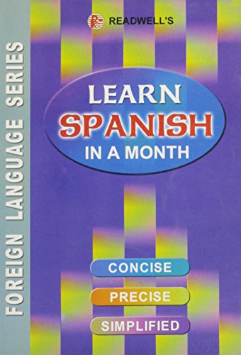 Imagen de archivo de Learn Spanish in a Month or English Speaking a la venta por ThriftBooks-Dallas