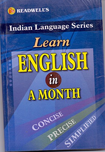 Learn English in a Month: Easy Method of Learning English Through Hindi Without a Teacher