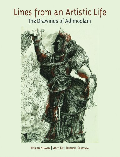 Stock image for Lines from an Artistic Life : The Drawings of Adimoolam for sale by Vedams eBooks (P) Ltd