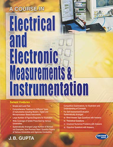 9788188458936: A Course in Electrical & Electronics Measurement & Instrumentation