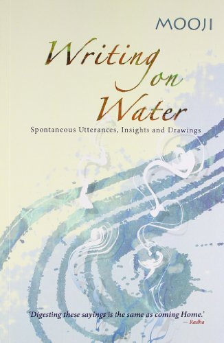 9788188479740: Writing On Water : Spontaneous Utterances, Insights And Drawings