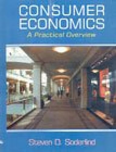 Imagen de archivo de Consumer Economic a la venta por Blackwell's