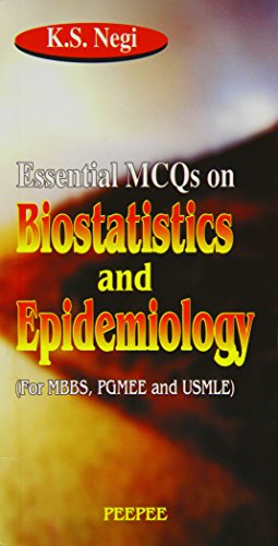 Beispielbild fr Essential MCQs on Biostatistics and Epidemiology zum Verkauf von Books Puddle