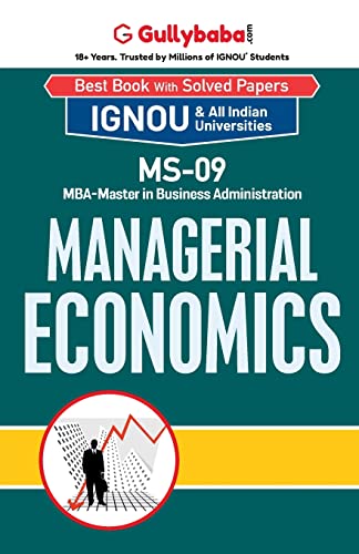 Stock image for Managerial Economics (MS-09) for sale by Books Puddle