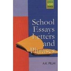 9788189093983: School Essays, Letter and Phrases