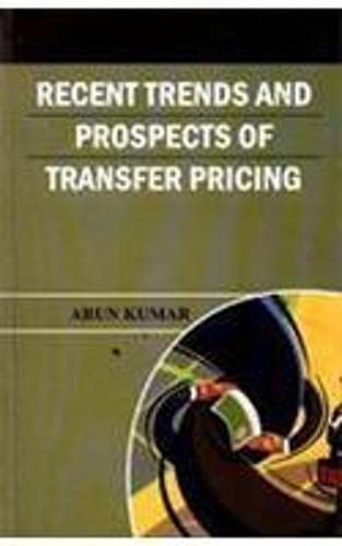 Imagen de archivo de Recent Trends and Prospects of Transfer Pricing a la venta por Books in my Basket