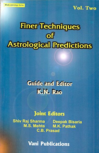 Stock image for Finer Techniques of Astrological Predictions, 2 Vols. for sale by Revaluation Books