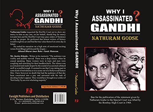 Imagen de archivo de Why I Assassinated Gandhi Farsingt a la venta por Books in my Basket