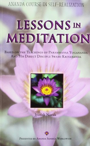 9788189430344: Lessons in Meditation [Paperback] NOVAK JYOTISH