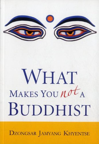 9788189497262: What Makes You Not A Buddhist by Dzongsar Jamyang Khyentse (1905-07-01)
