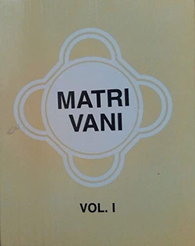 Beispielbild fr Matri Vani Vol.I (Pocket Size Book) zum Verkauf von Books Puddle