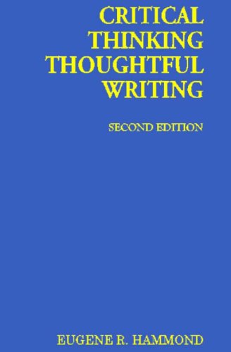 Critical Thinking, Thoughtful Writing (9788189617127) by Hammond